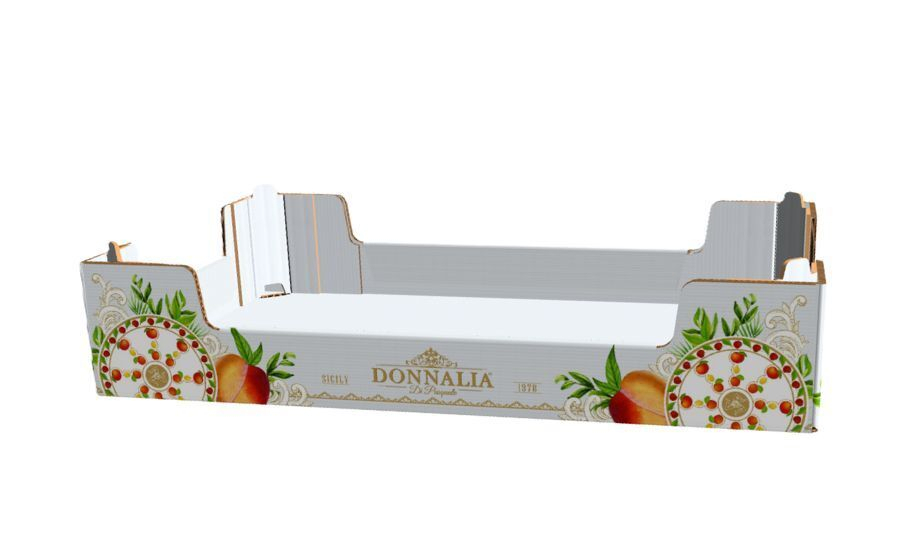 vassoi in cartone ondulato ortofrutta