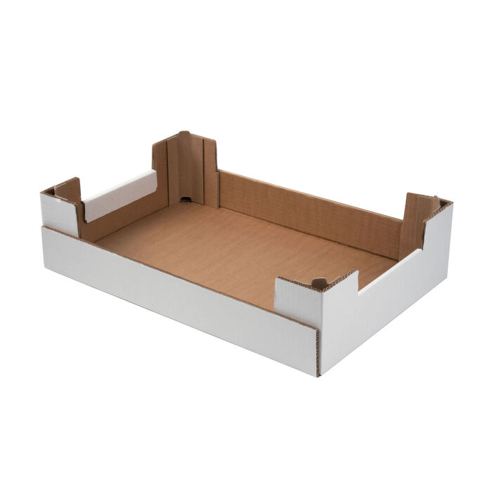 Plateau en carton ondulé pour fruits et légumes - ST ESA (ou ESAD)
